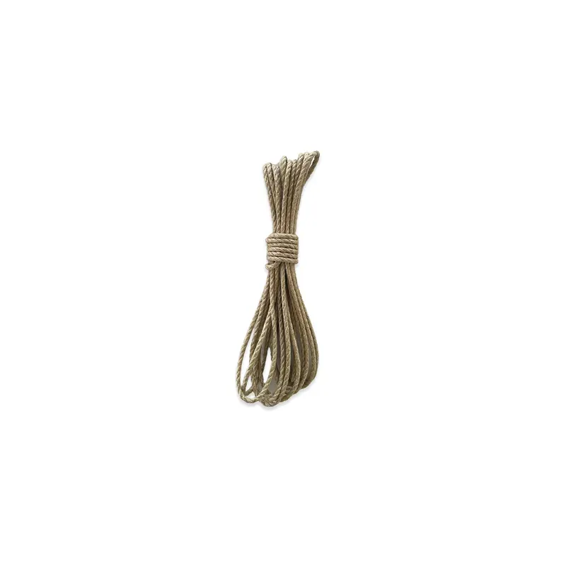 Cordeau en chanvre poli 3 mm pour macramé créatif