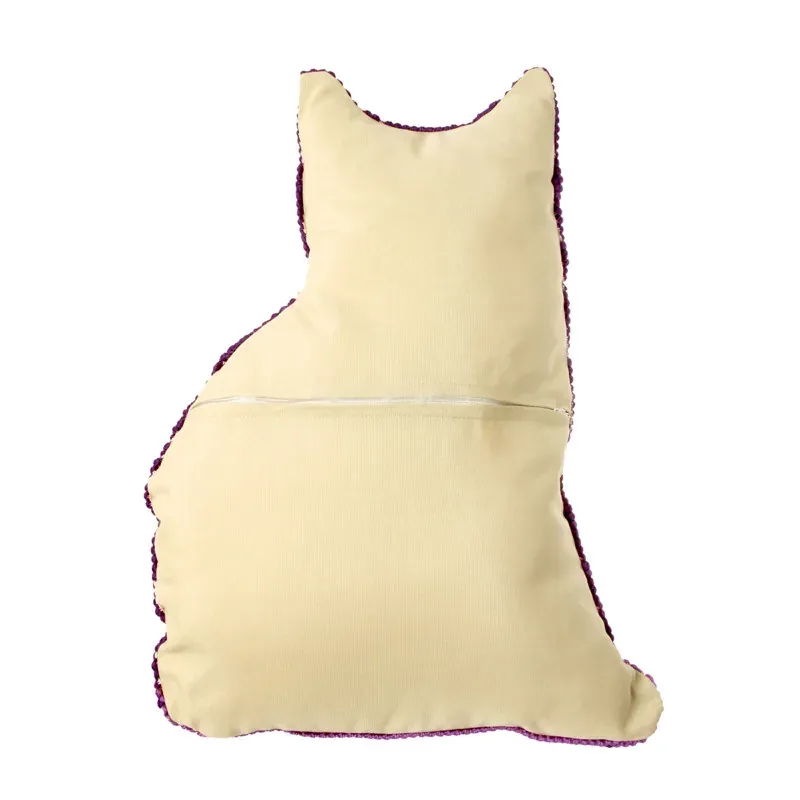 Dos de coussin écru avec fermeture zippée, 40 x 48 cm