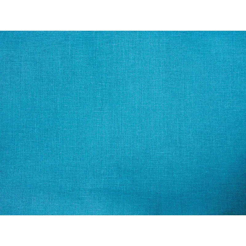 Étamine de lin bleu 11 fils/cm pour point de croix, au mètre