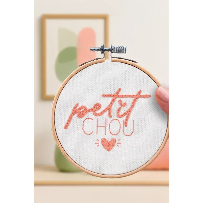 Kit broderie traditionnelle Petit Chou Les French Kits