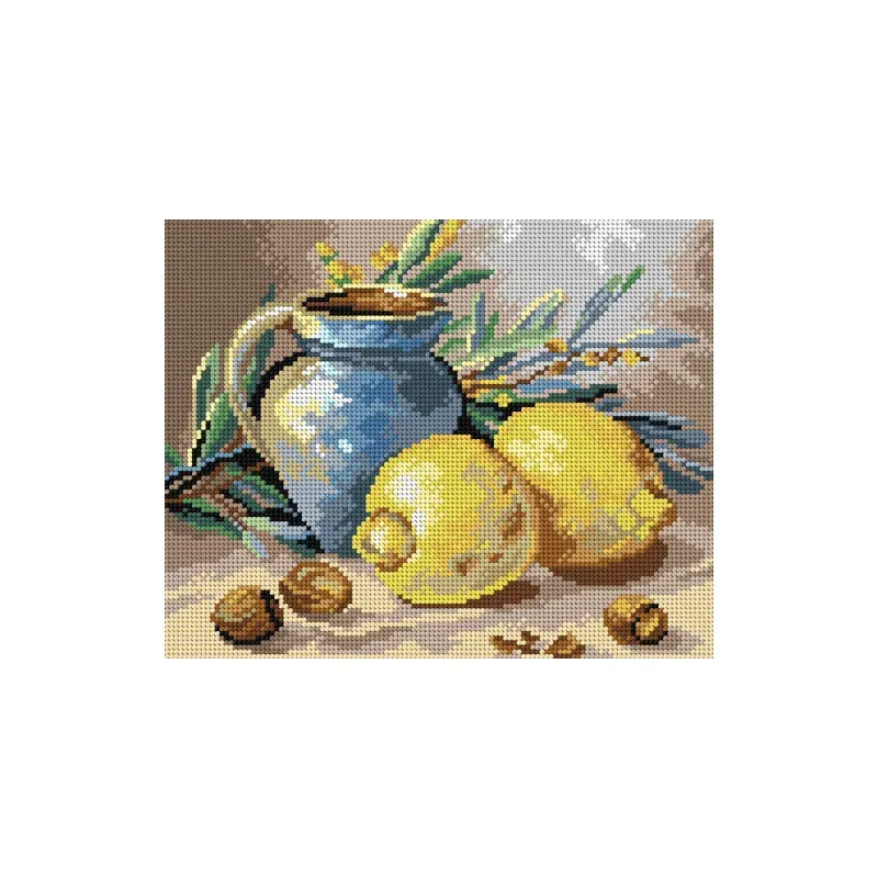 Kit canevas Les citrons d’après Klein, 24 x 30 cm