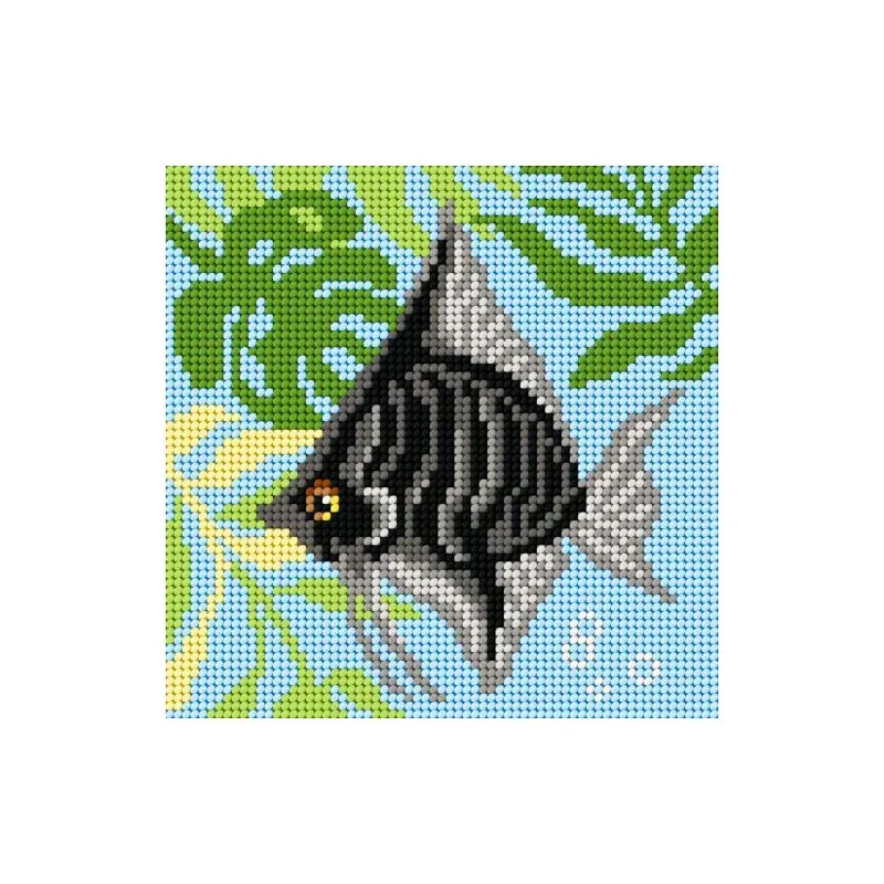 Kit canevas motif scalaire Orchidea, 26 x 26 cm
