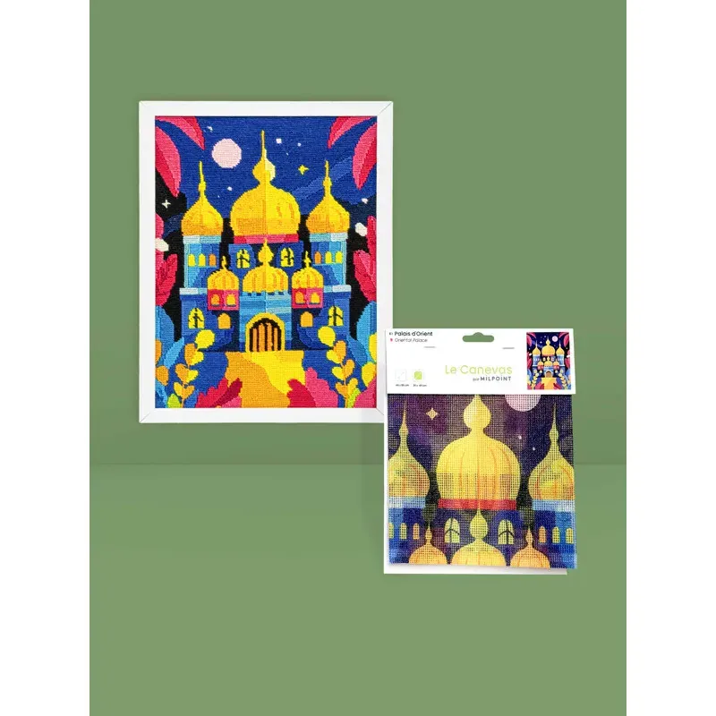 Kit canevas Palais d’Orient, 30 x 40 cm