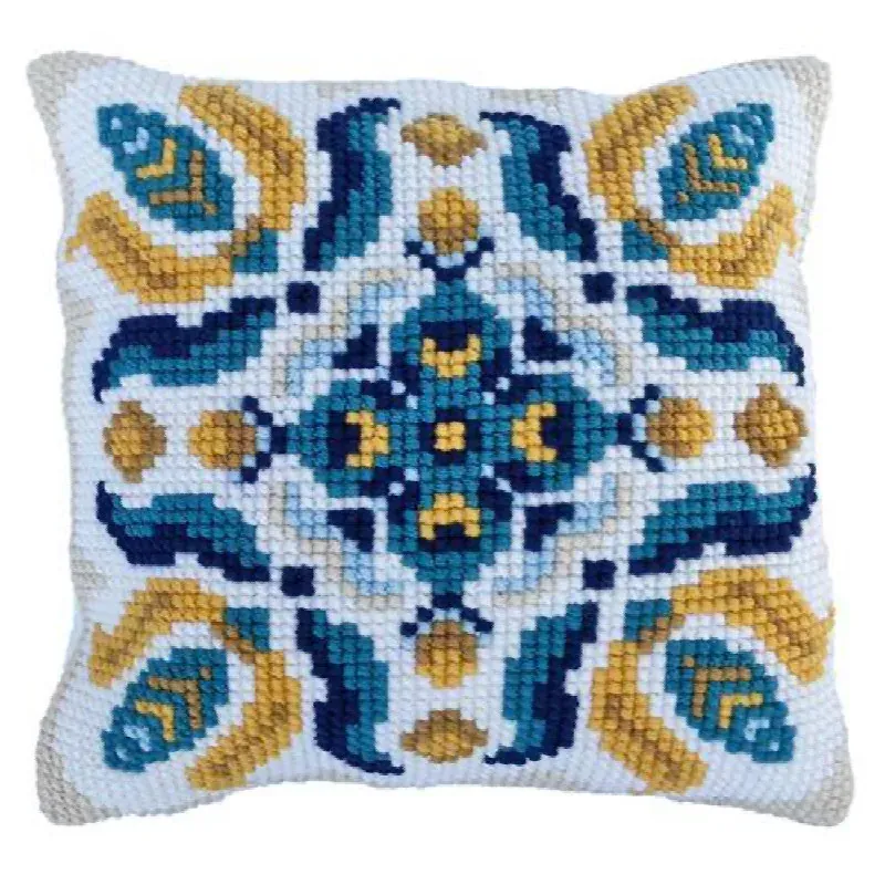 Kit coussin point de croix le van à broder, 40 x 40 cm : vue 1
