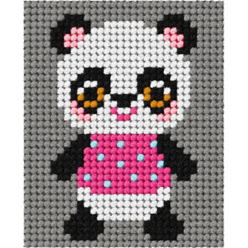 Kit demi point enfant Ma copine panda, 17 x 20,5 cm