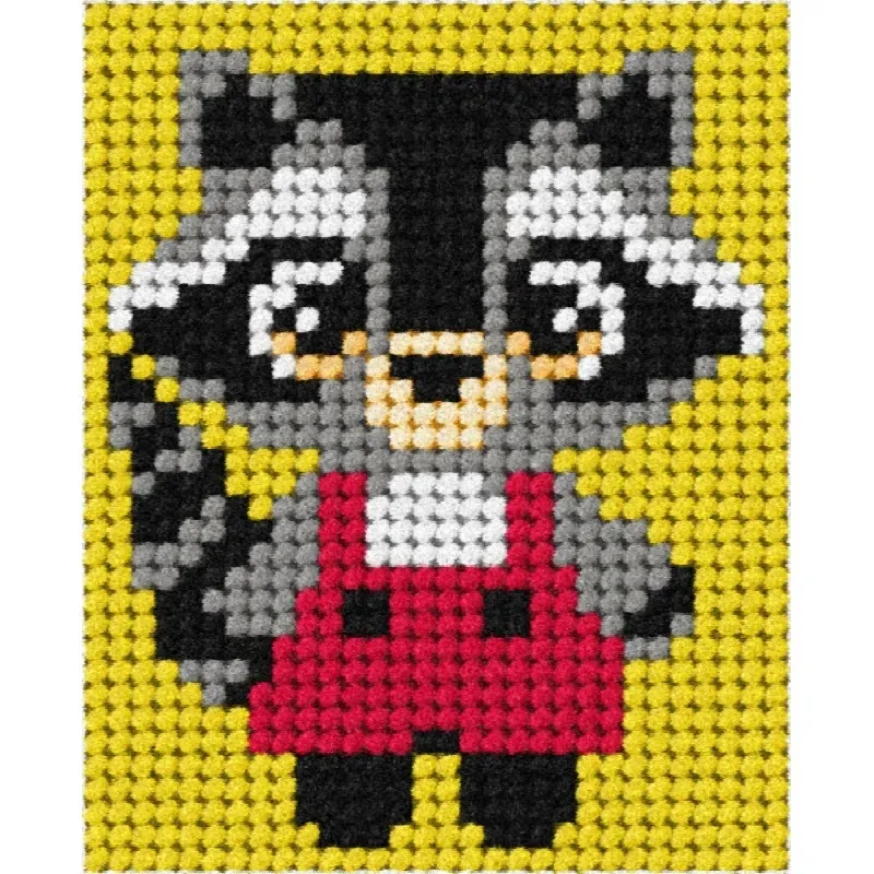 Kit demi-point enfant petit putois, 17 x 20,5 cm