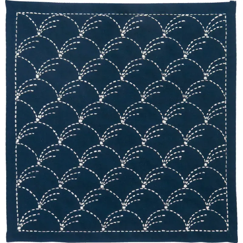 Kit initiation sashiko Hanafukin, tissu 33x66 cm