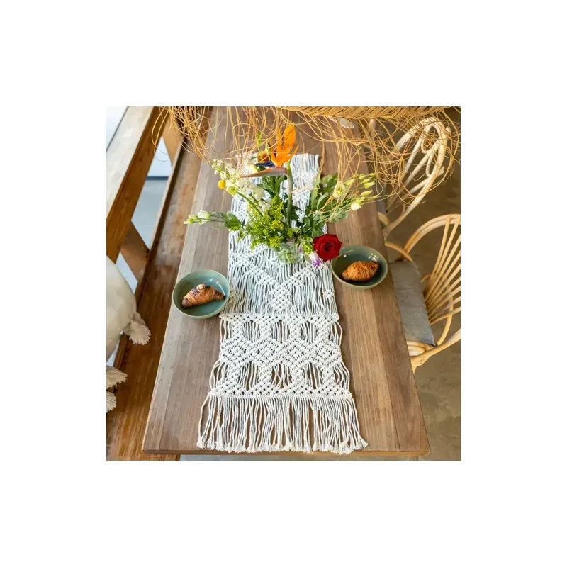 Kit macramé chemin de table Cairo pour la maison