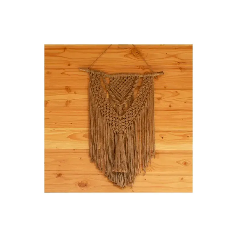 Kit macramé suspension murale Brioni teak Hoooked
