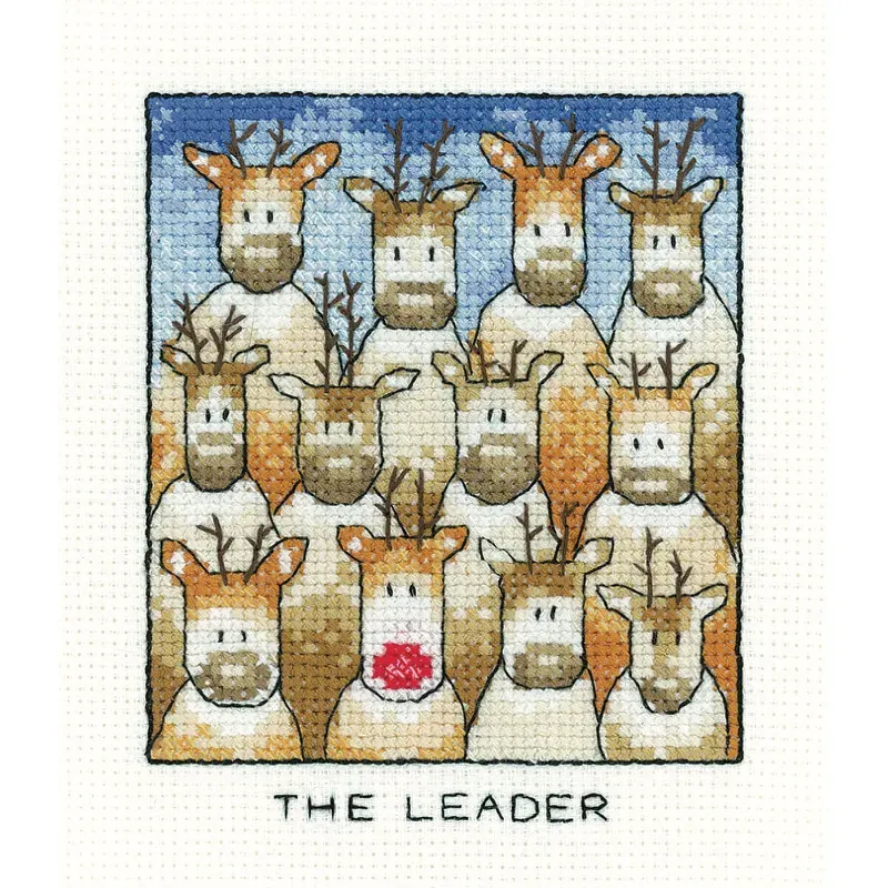Kit point de croix The Leader, modèle 9 x 11.5 cm : vue 1