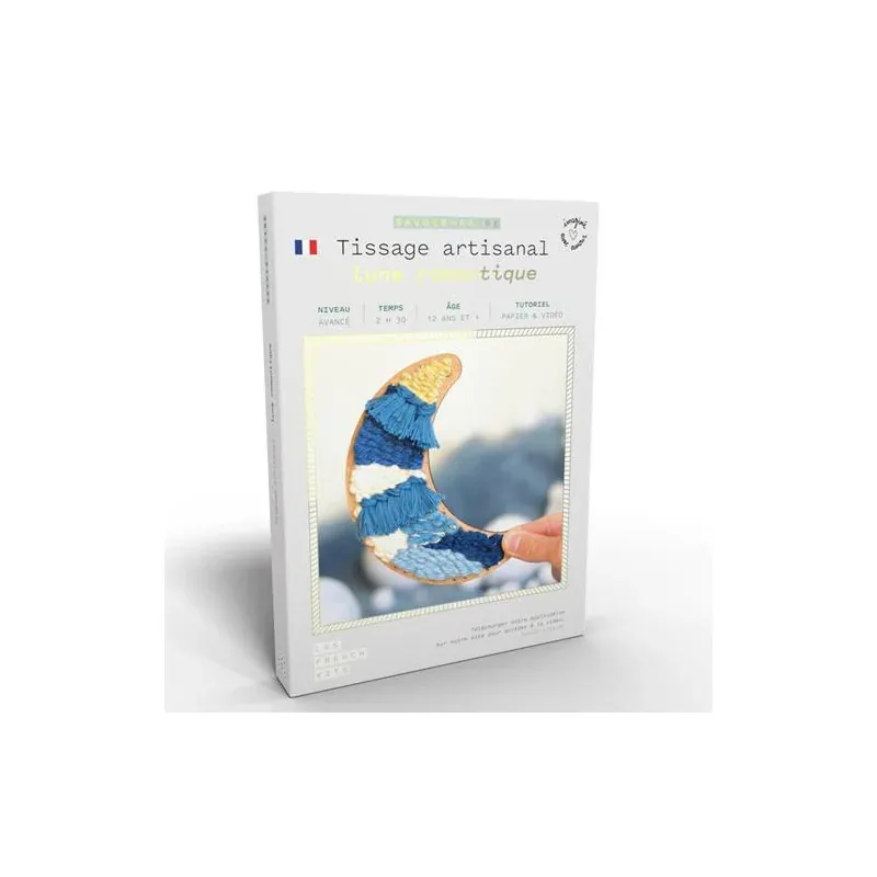Kit tissage mural Lune romantique, Les French Kits