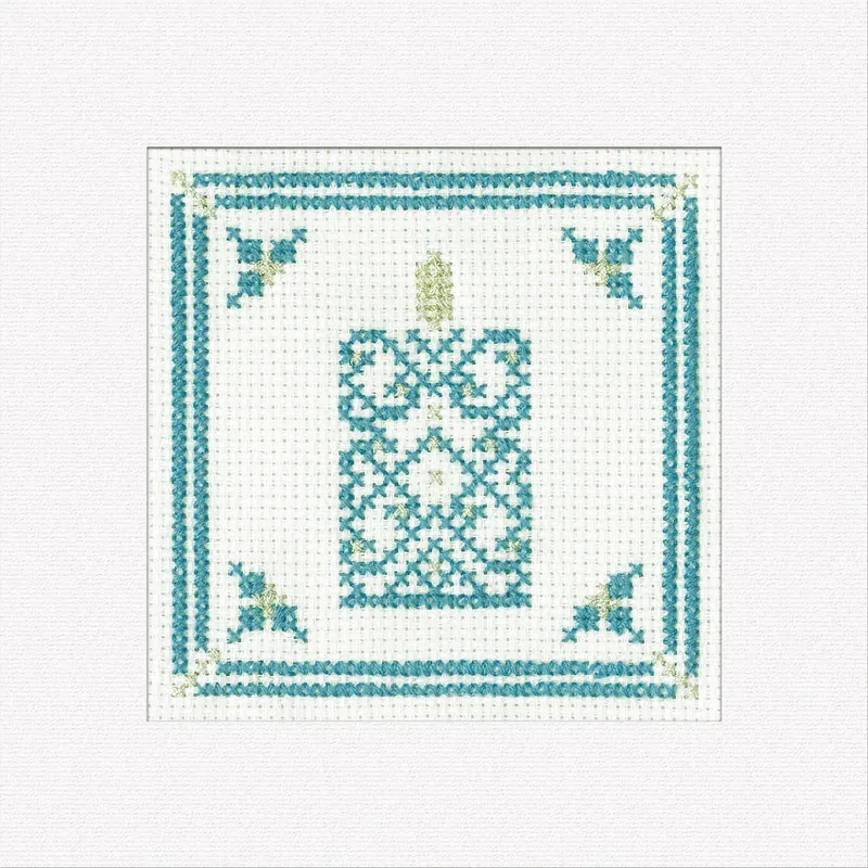 Lot de 3 kits cartes de Noël au point de croix : vue 1