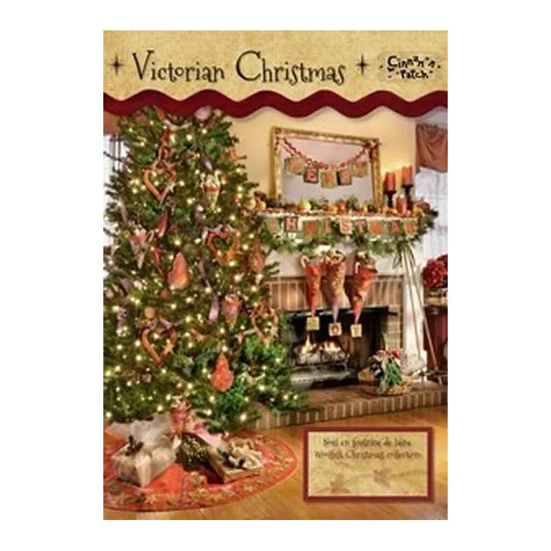 Patron feutrine Noël victorien, 4 créations déco