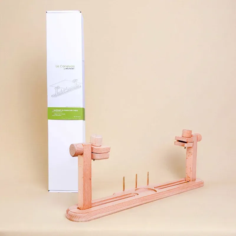 Support de table en hêtre pour tambours et cadres