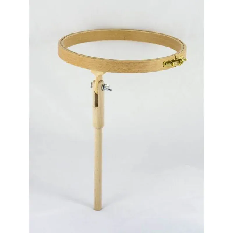 Tambour à broder Elbesee avec tige adaptable, 25 cm