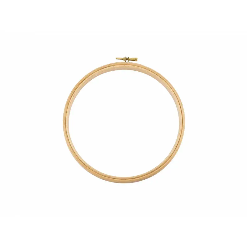 Tambour à broder en hêtre, hauteur bois 20 mm